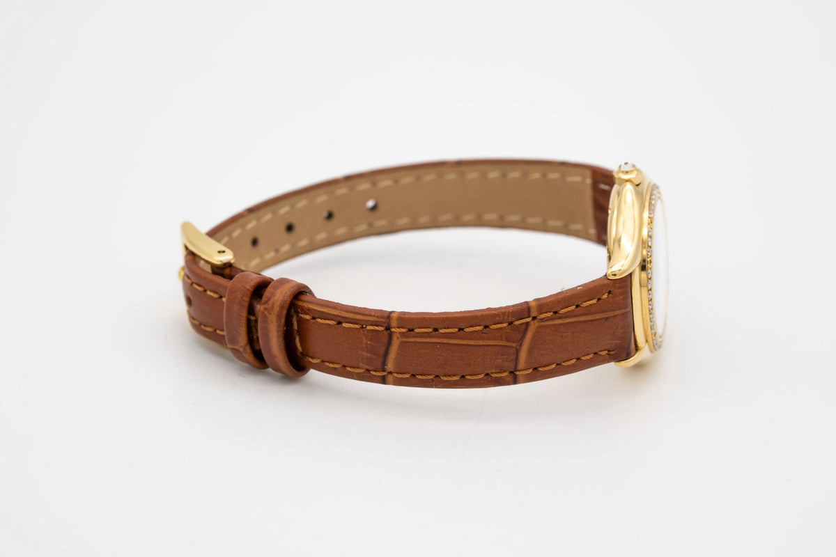 Cartier Cougar 887907 Blue Dial on Leather 1990