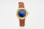 Cartier Cougar 887907 Blue Dial on Leather 1990