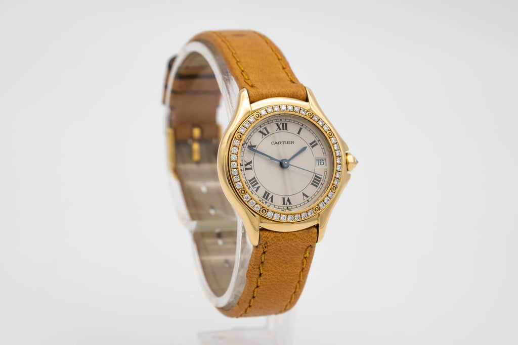 Cartier Cougar 887907 Leather 1990