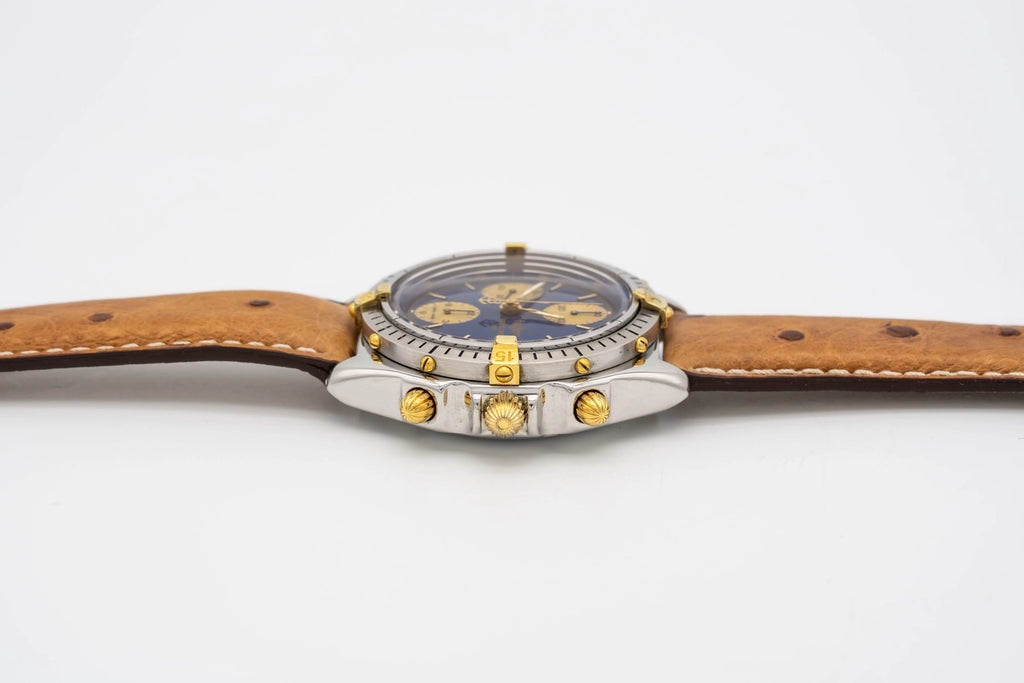 Breitling Chronomat B13048 Blue Leather 1998