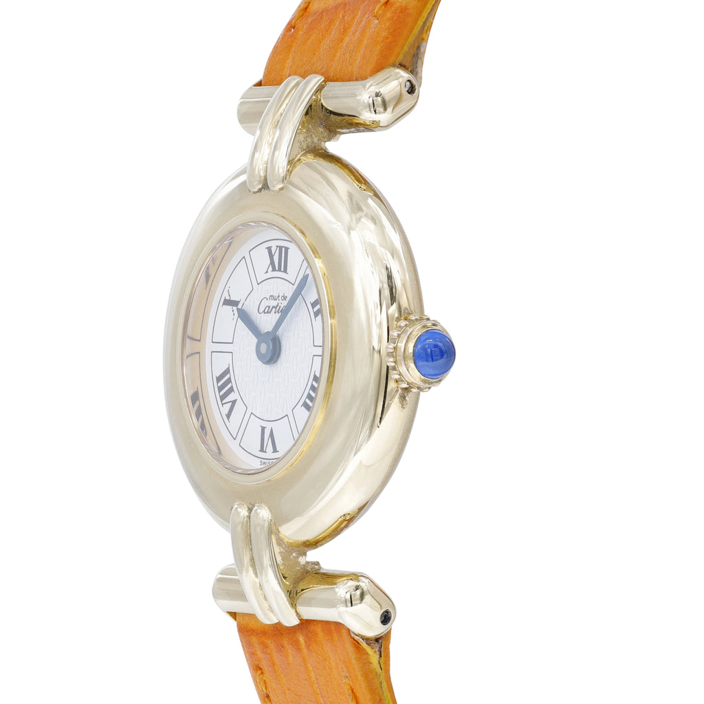 Cartier Colisée 1902 White Dial on Leather