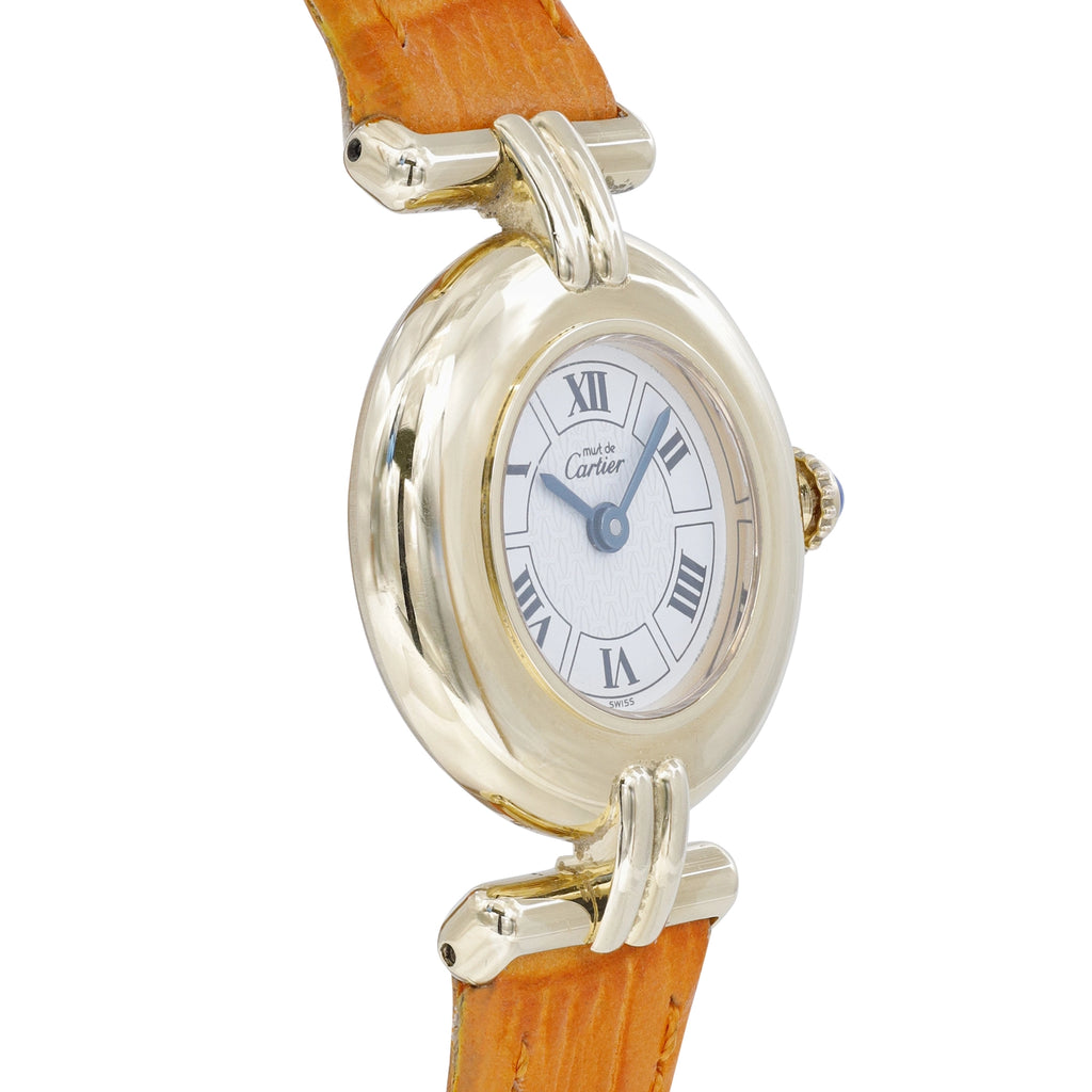Cartier Colisée 1902 White Dial on Leather
