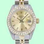 Rolex Datejust Lady 6917 Champagne Stick Dial on Jubilee 1983