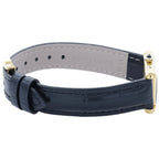 Cartier Tank Black Dial on Leather