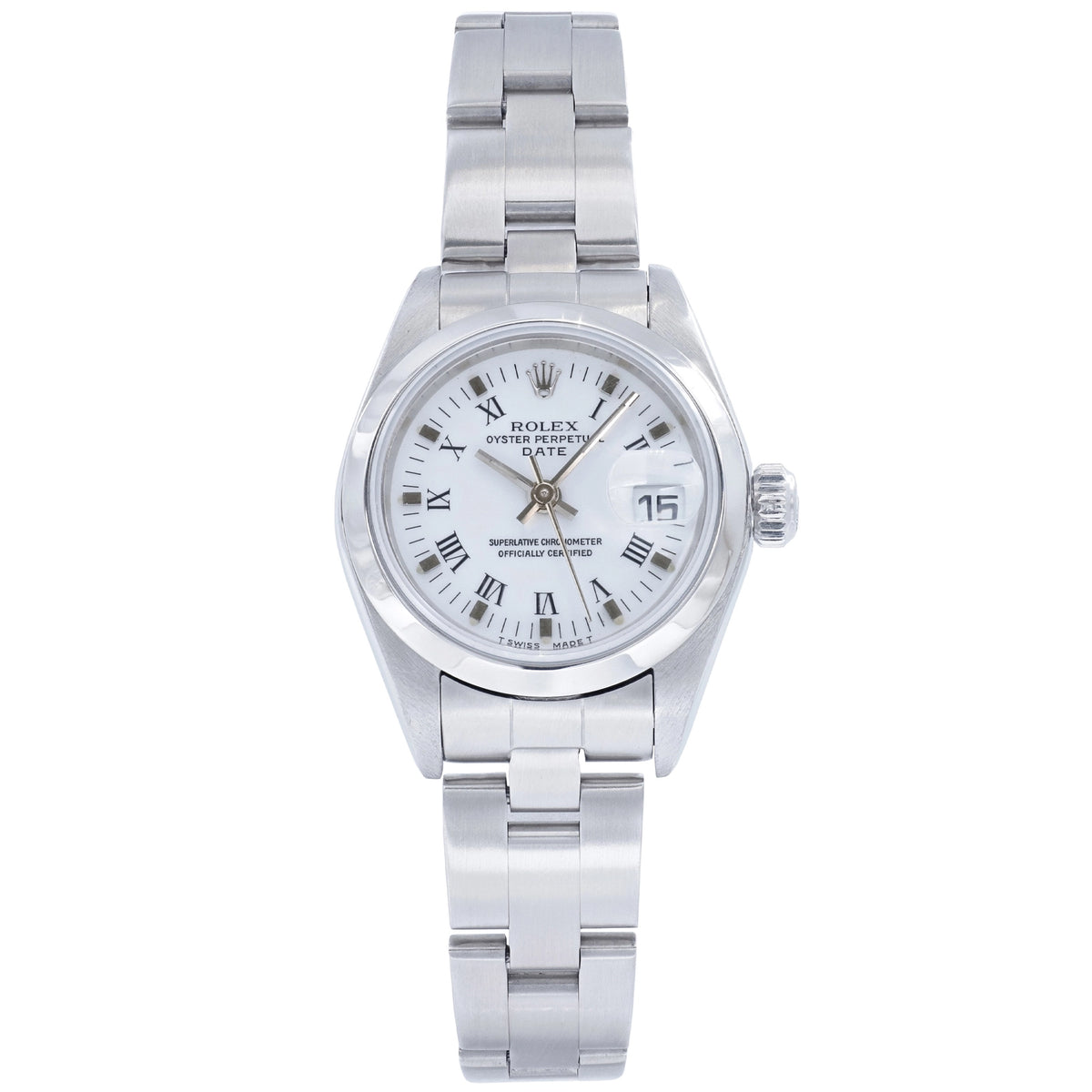 Rolex Oyster Perpetual Lady Date 79160 White Dial on Stainless Steel 2001