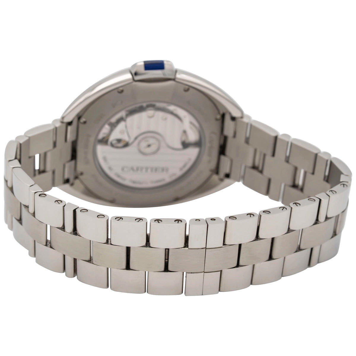 Cartier Clé de Cartier 3850 White Dial on Stainless steel 2015