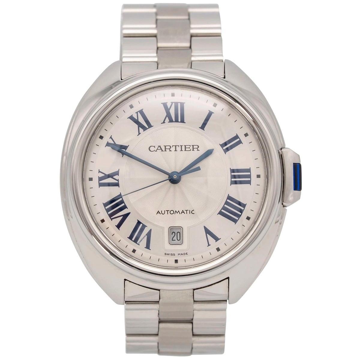 Cartier Clé de Cartier 3850 White Dial on Stainless steel 2015