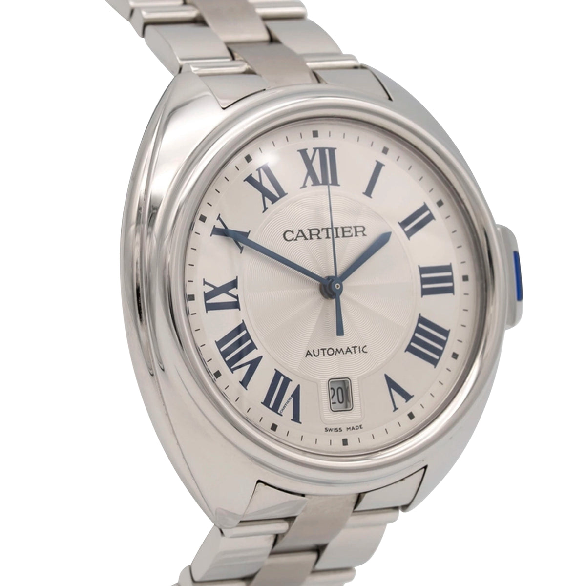 Cartier Clé de Cartier 3850 White Dial on Stainless steel 2015