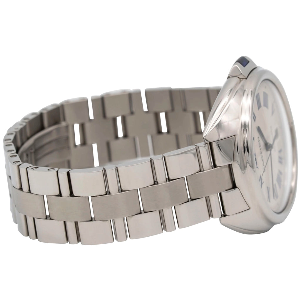 Cartier Clé de Cartier 3850 White Dial on Stainless steel 2015