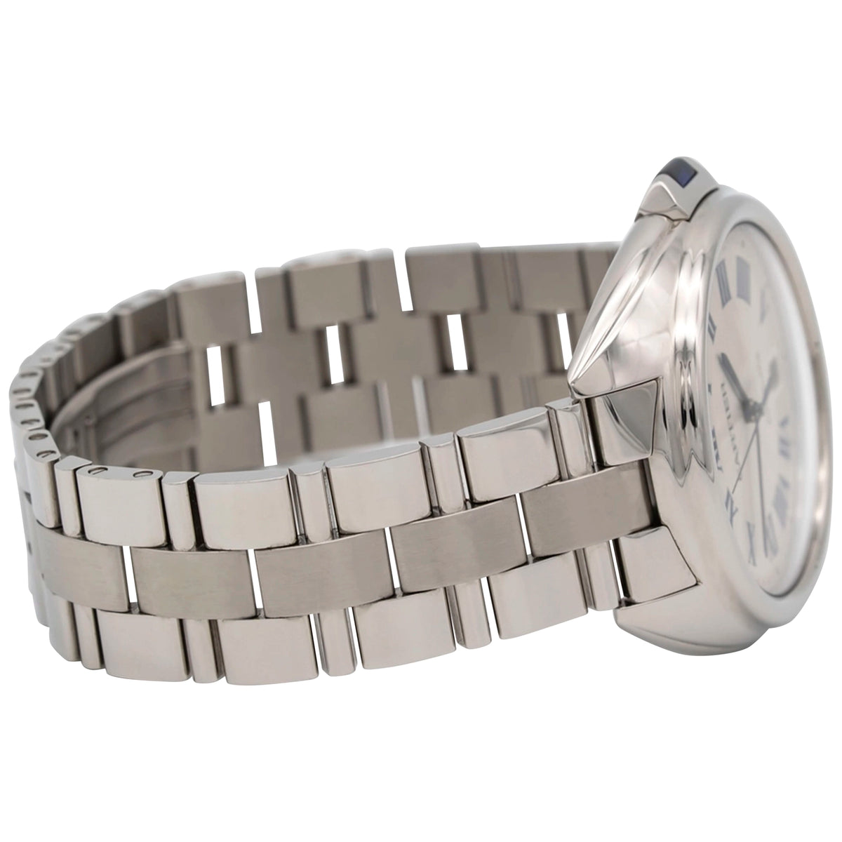 Cartier Clé de Cartier 3850 White Dial on Stainless steel 2015