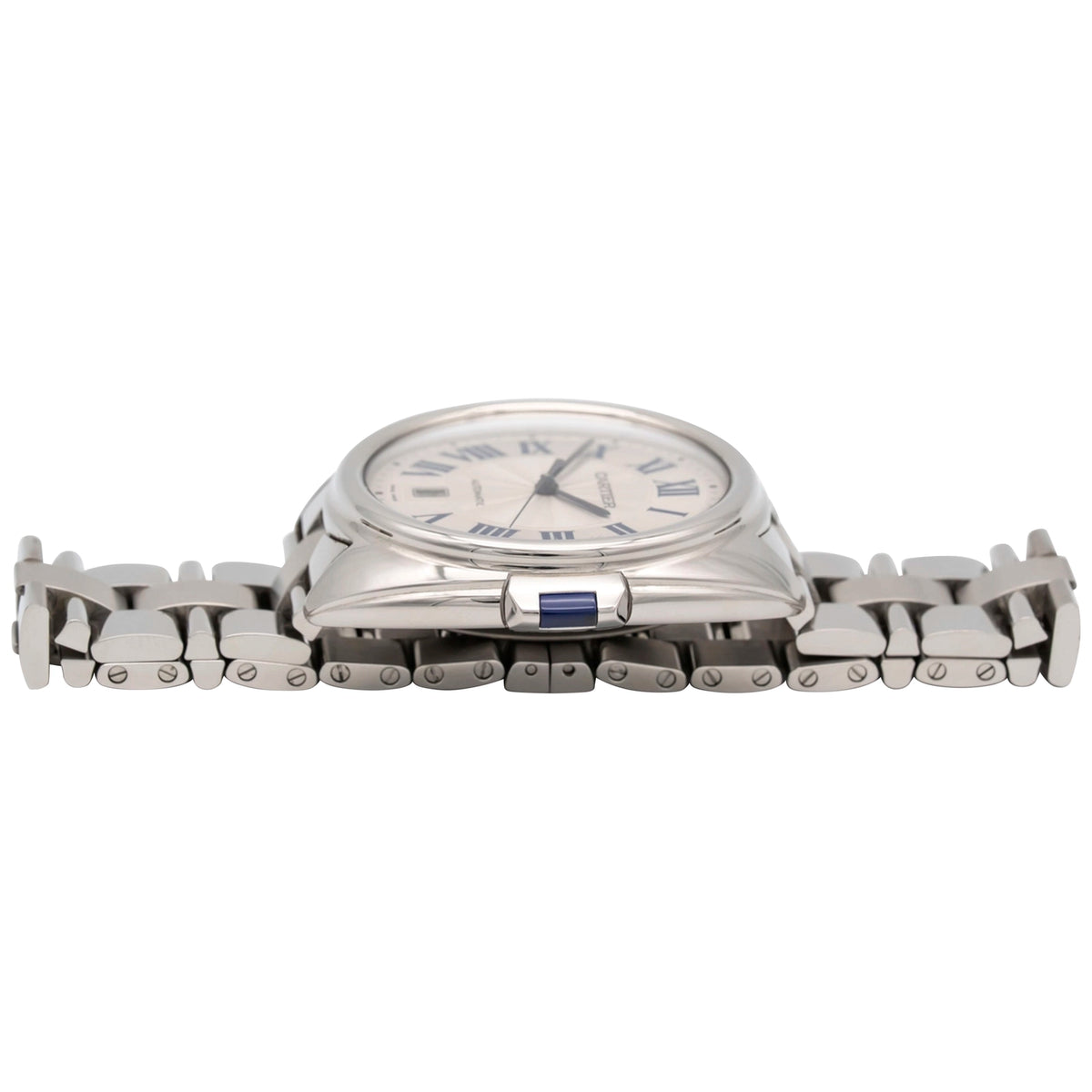 Cartier Clé de Cartier 3850 White Dial on Stainless steel 2015