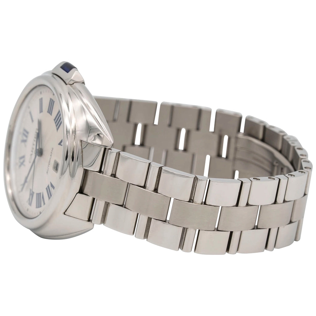 Cartier Clé de Cartier 3850 White Dial on Stainless steel 2015