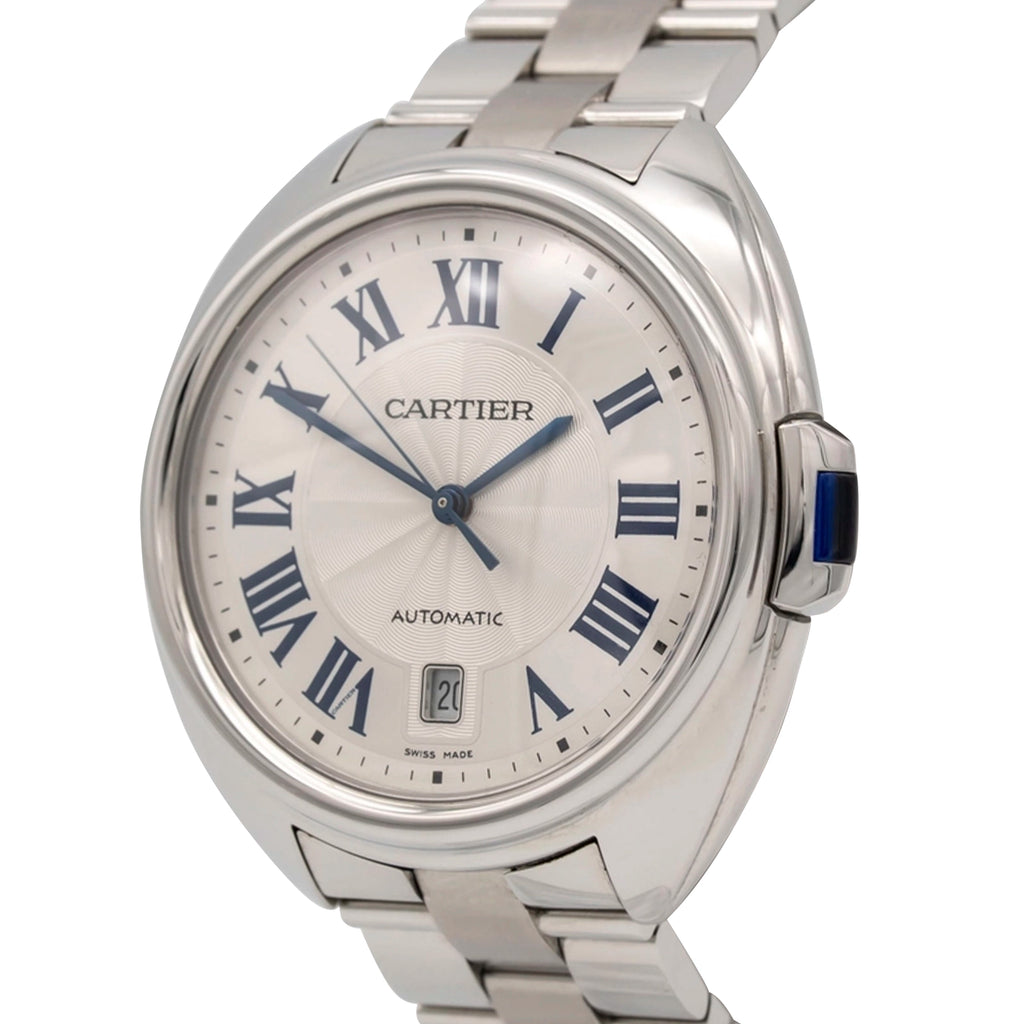 Cartier Clé de Cartier 3850 White Dial on Stainless steel 2015