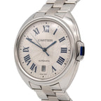Cartier Clé de Cartier 3850 White Dial on Stainless steel 2015