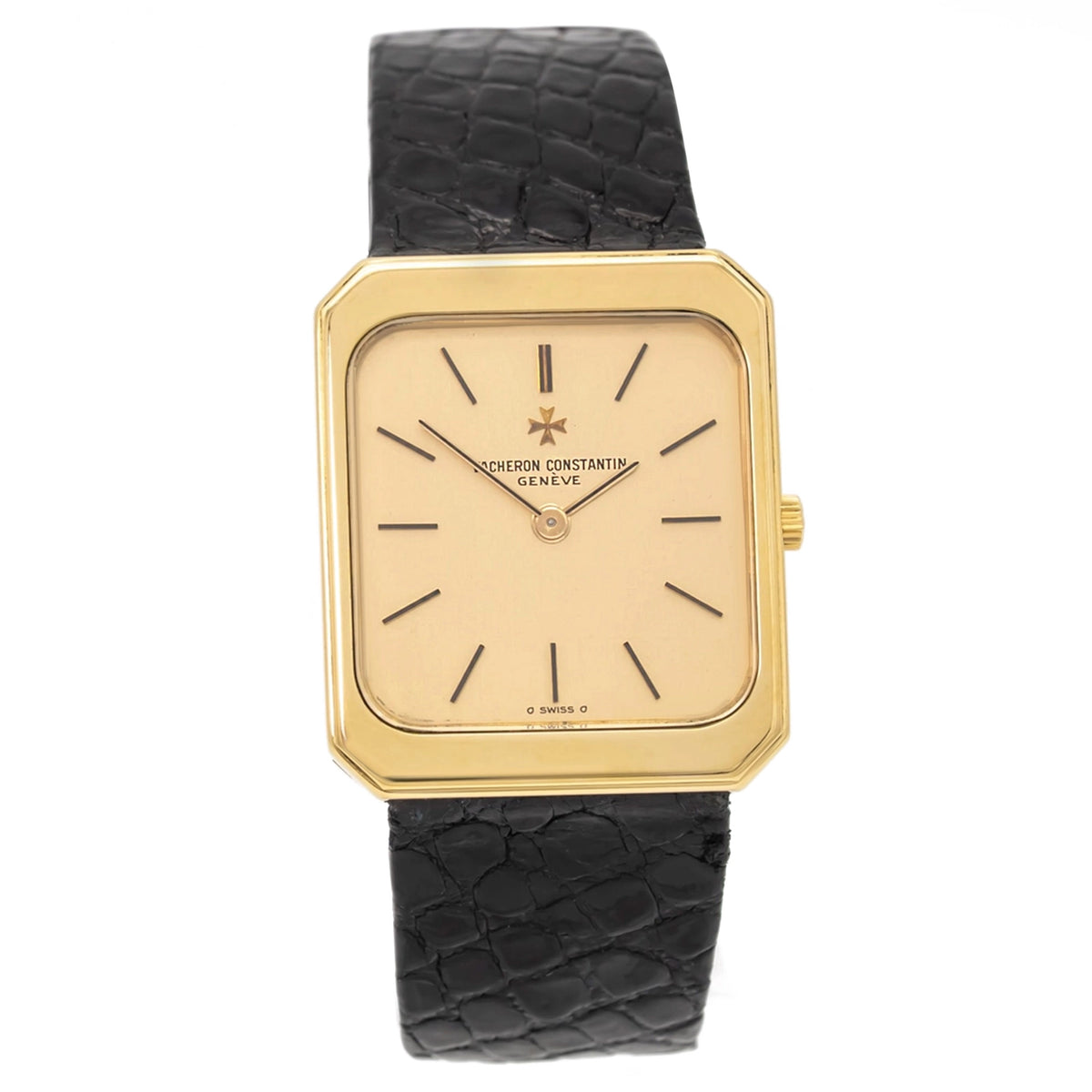 Vacheron Constantin Tank 33208 Champagne Dial on Leather 1979
