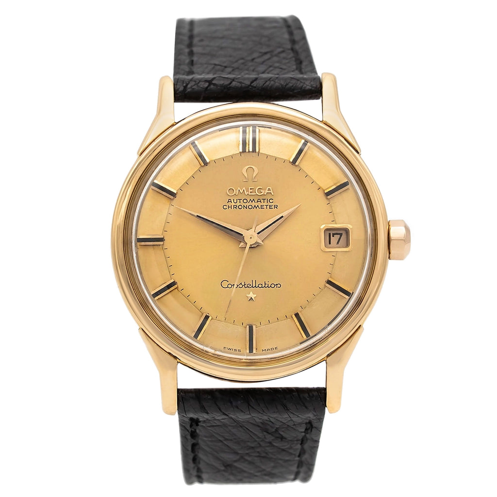 Omega Constellation 168005/6 Gold Leather 1962