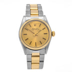 Rolex Oyster Perpetual 31 6551 Champagne Dial on Stainless steel and 18 karat yellow gold 1970