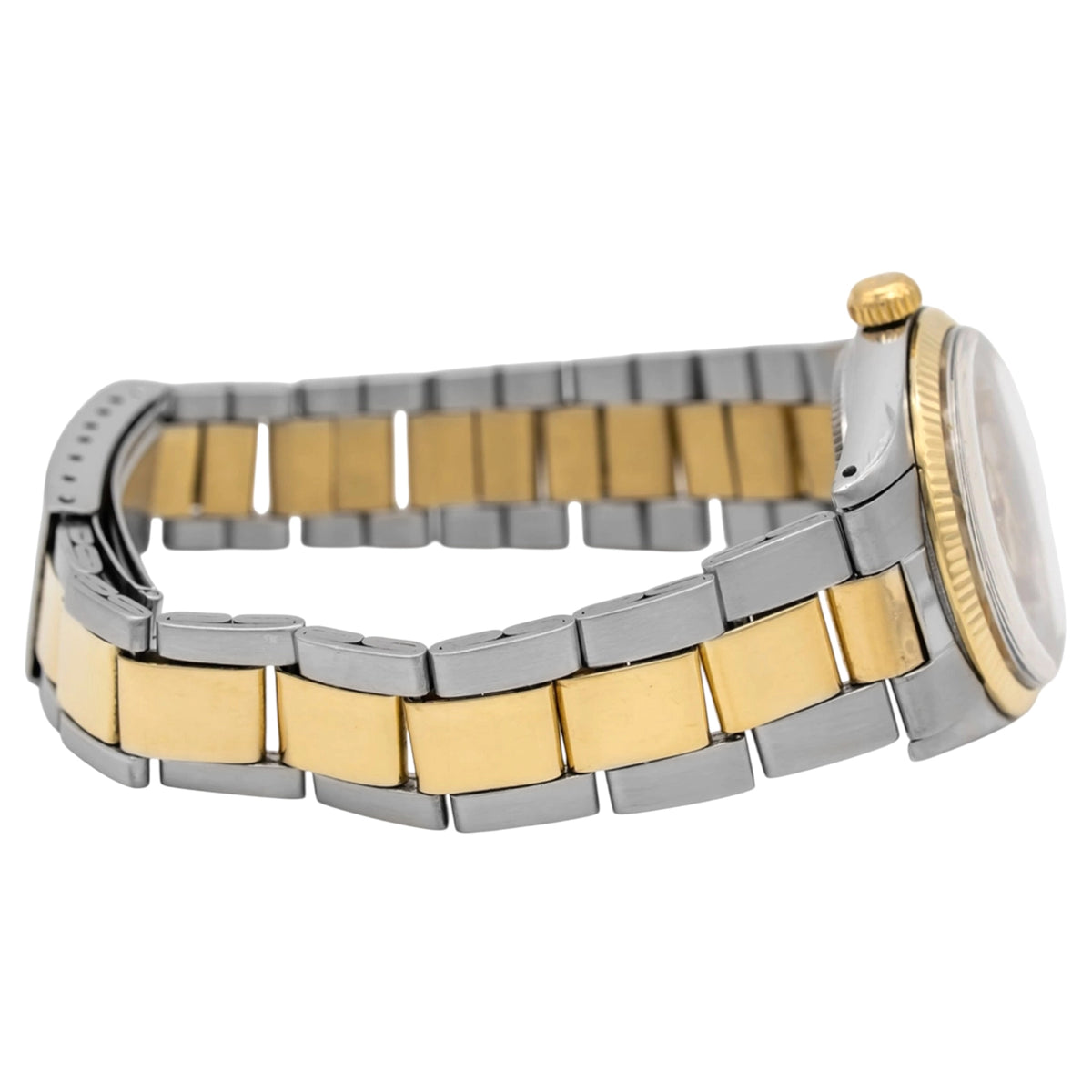 Rolex Oyster Perpetual 31 6551 Champagne Dial on Stainless steel and 18 karat yellow gold 1970