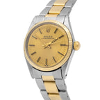 Rolex Oyster Perpetual 31 6551 Champagne Dial on Stainless steel and 18 karat yellow gold 1970
