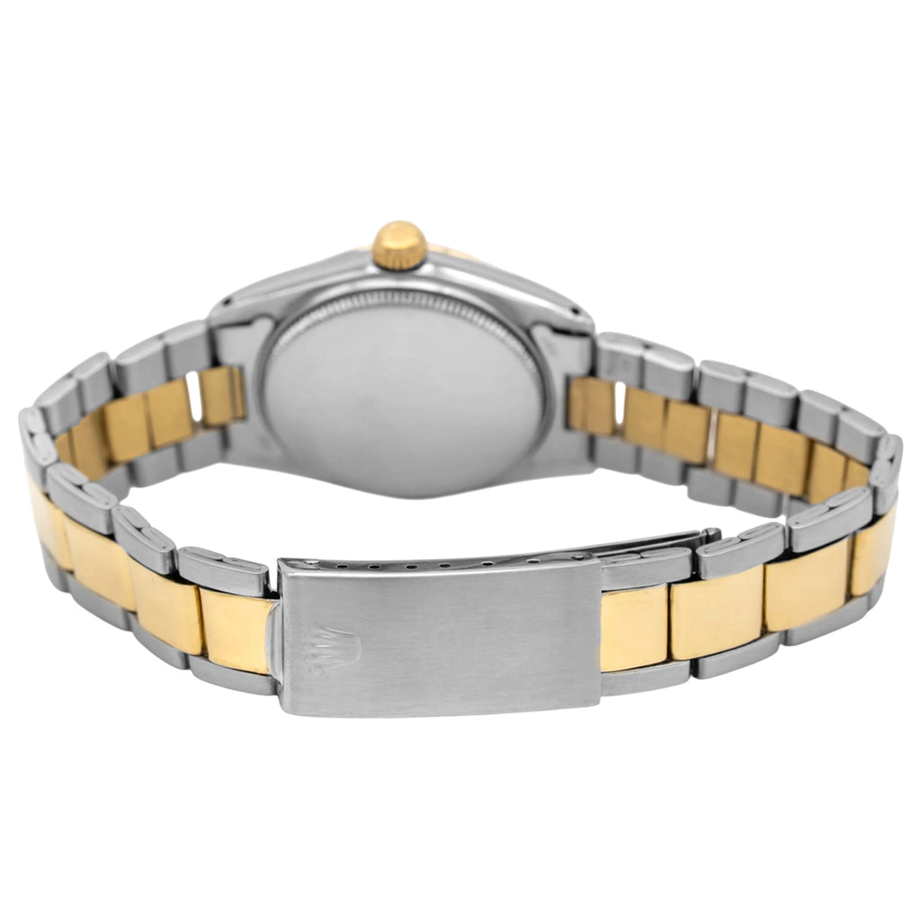 Rolex Oyster Perpetual 31 6551 Champagne Dial on Stainless steel and 18 karat yellow gold 1970