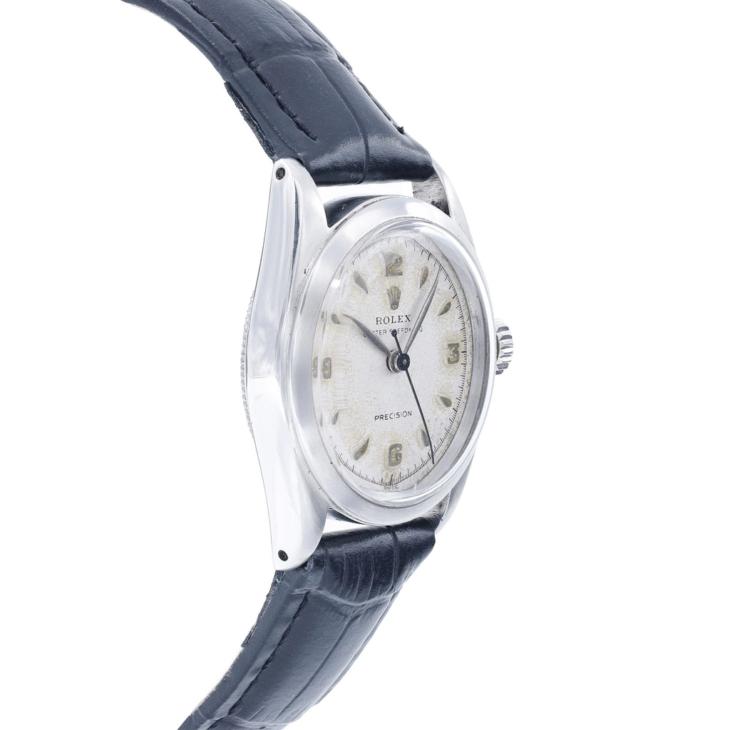 Rolex Oyster 6020 White Dial on Leather 1962