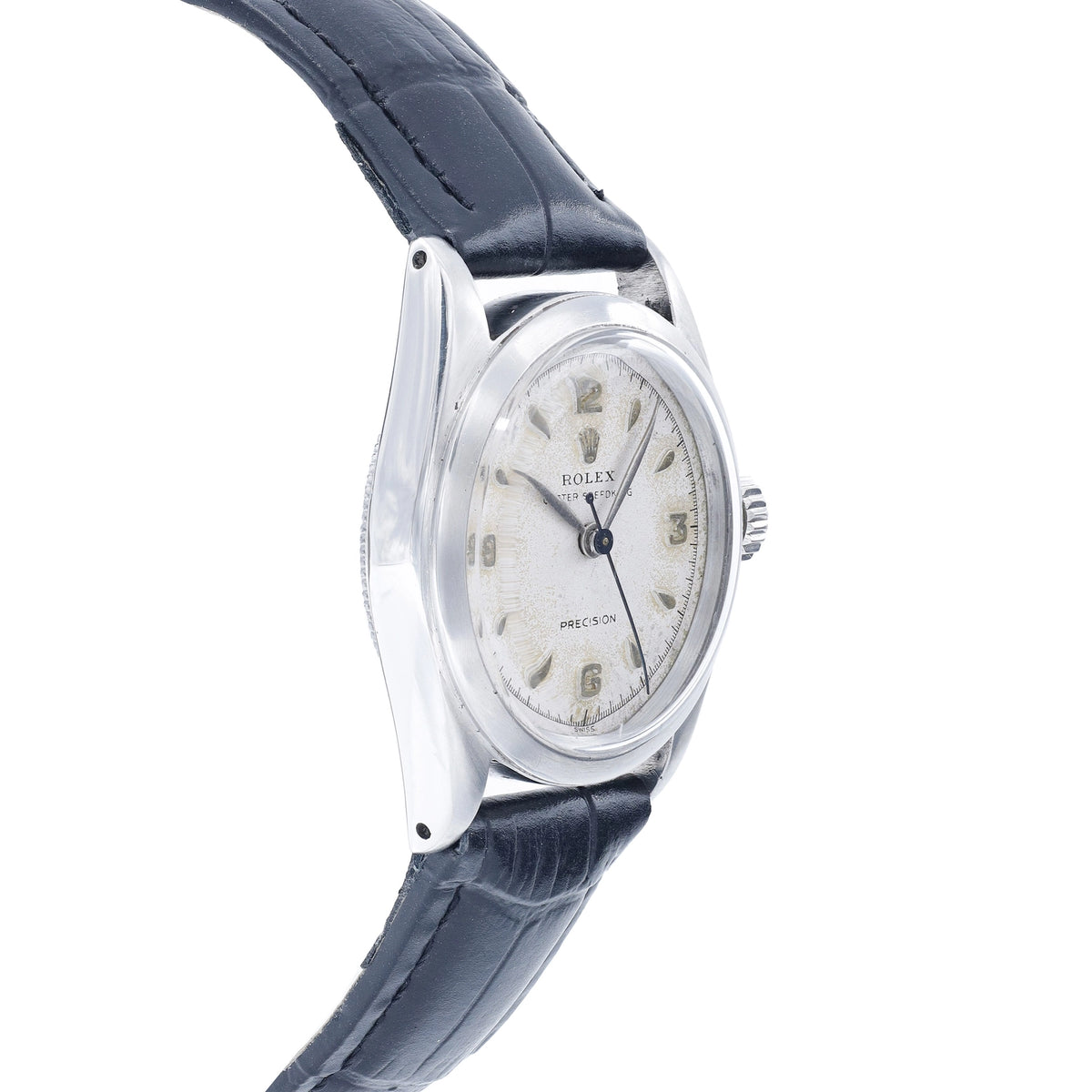 Rolex Oyster 6020 White Dial on Leather 1962
