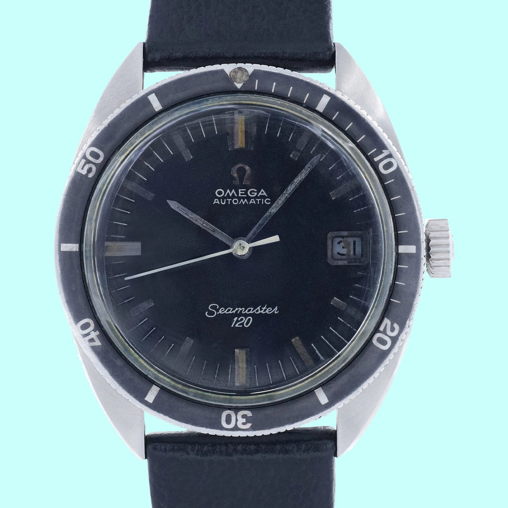Omega Seamaster 120 M 136.027 Black Leather