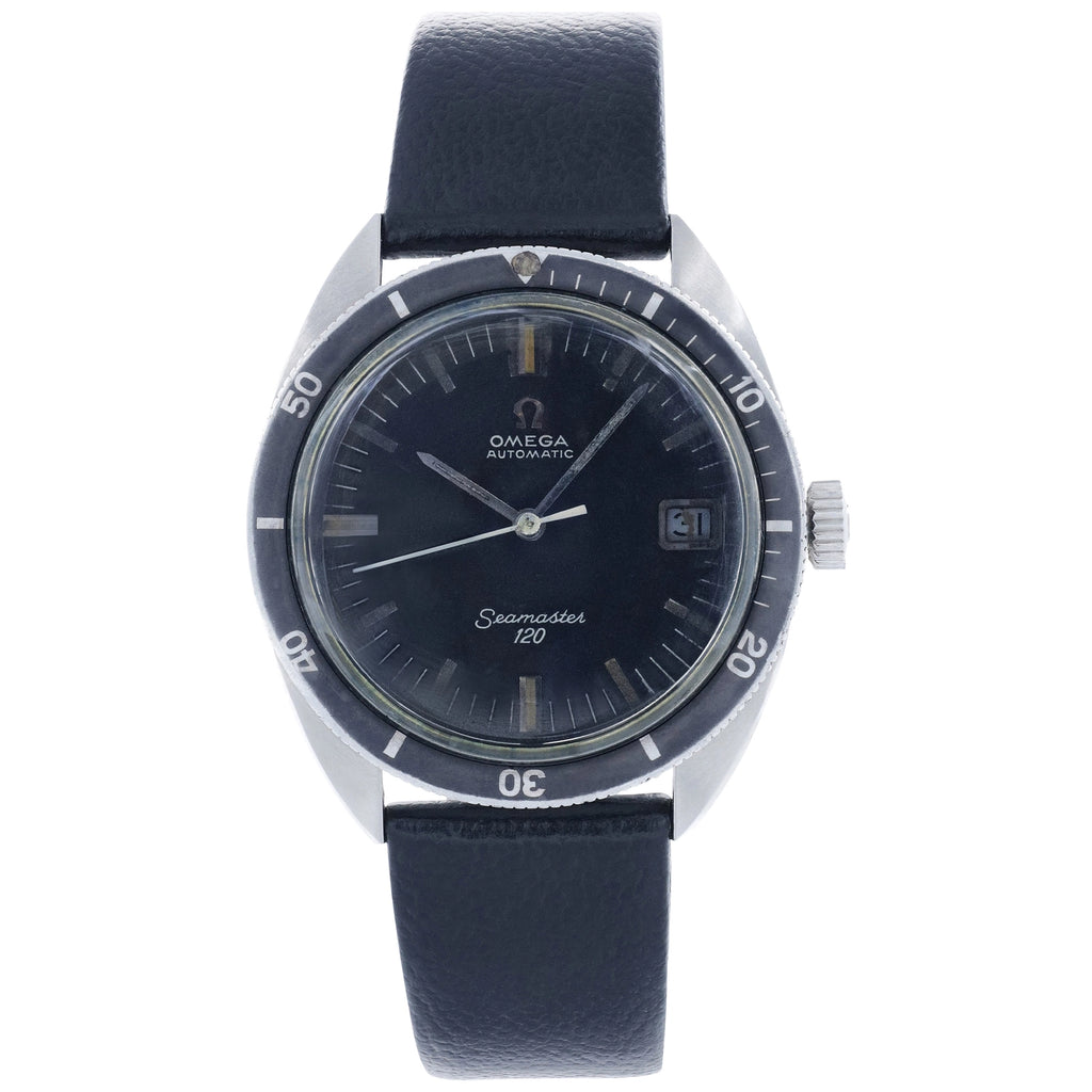 Omega Seamaster 120 M 136.027 Black Leather