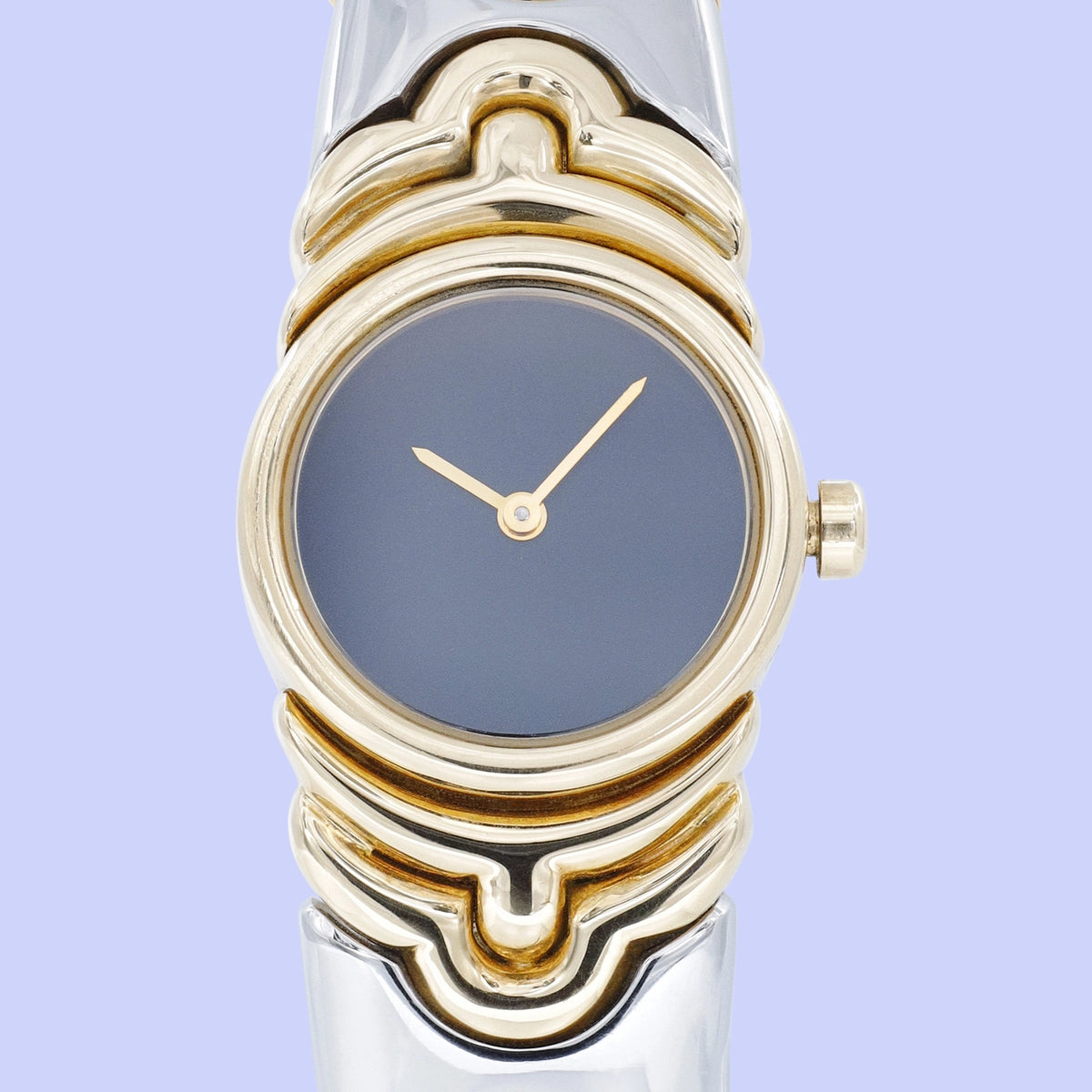 Bulgari Parentesi BJ01 Silver Dial on 18K Yellow Gold