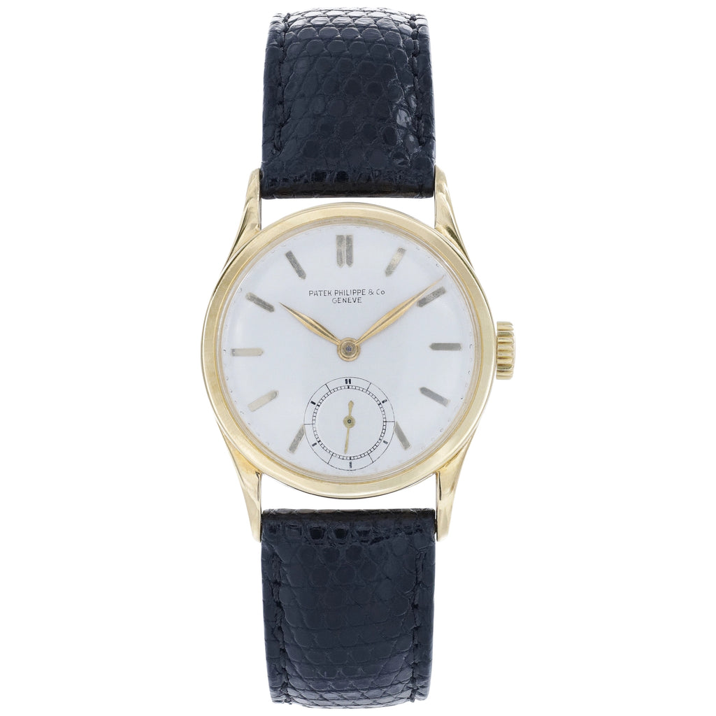 Patek Philippe Calatrava 96 Silver Dial on Leather 1950