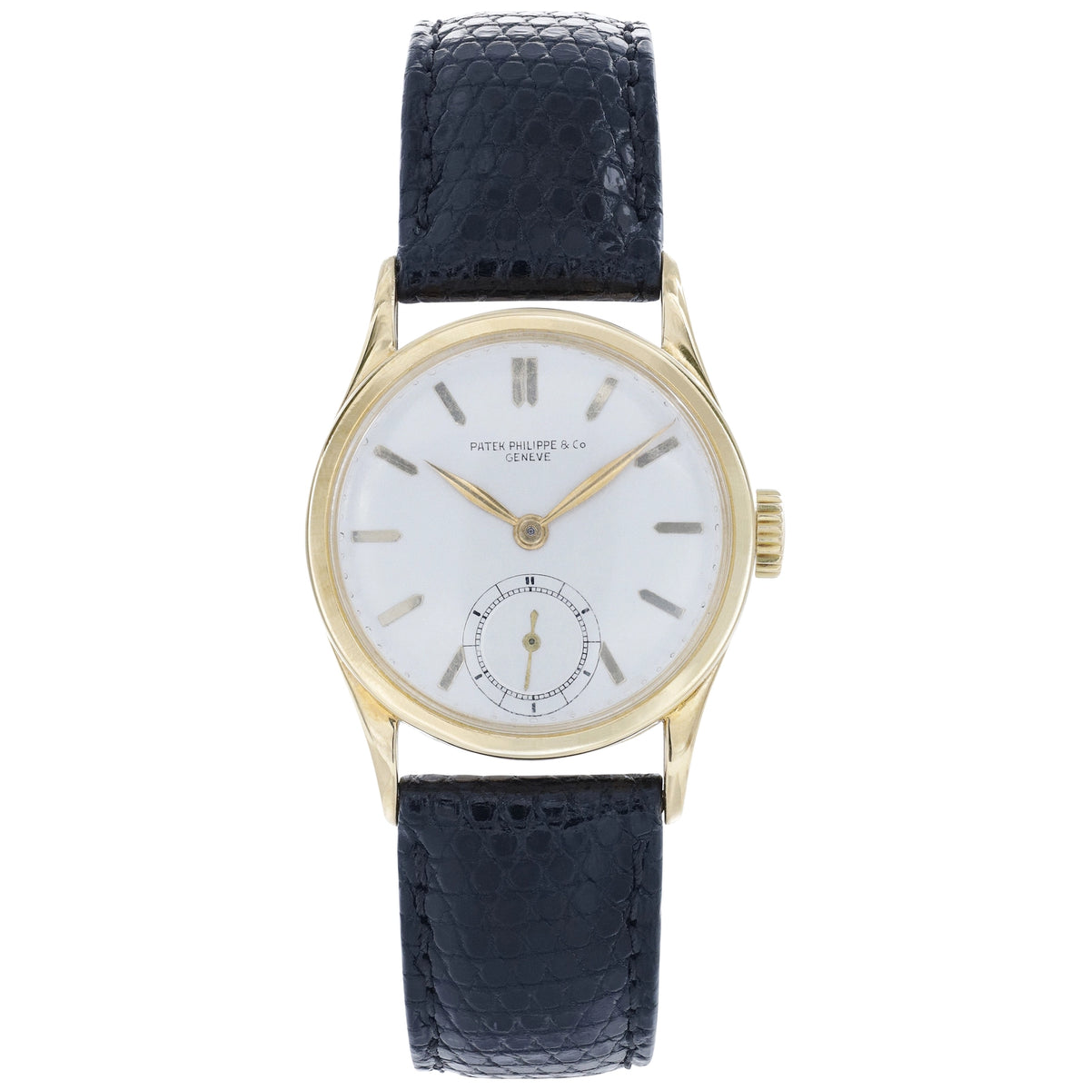 Patek Philippe Calatrava 96 Silver Dial on Leather 1950