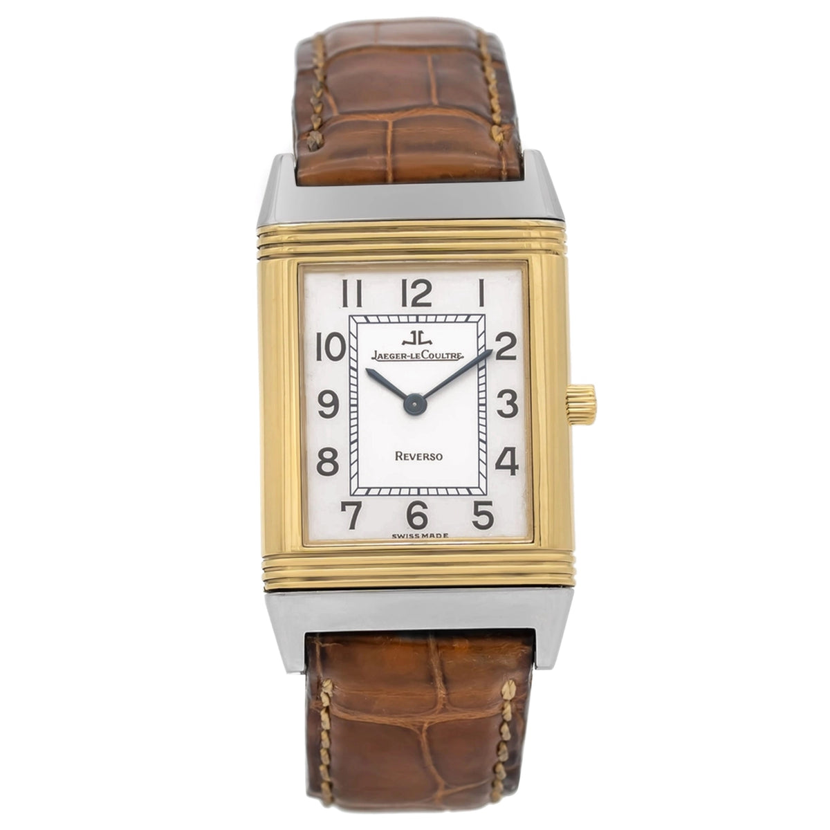 Jaeger-LeCoultre Reverso Classique 250.5.08 Silver Dial on Leather 2005