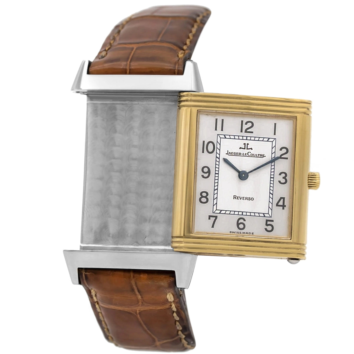 Jaeger-LeCoultre Reverso Classique 250.5.08 Silver Dial on Leather 2005