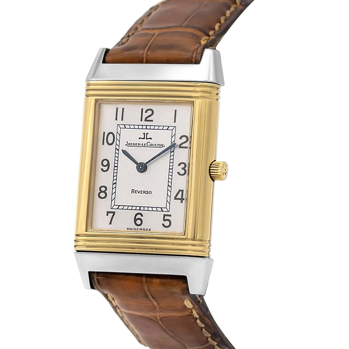 Jaeger-LeCoultre Reverso Classique 250.5.08 Silver Dial on Leather 2005