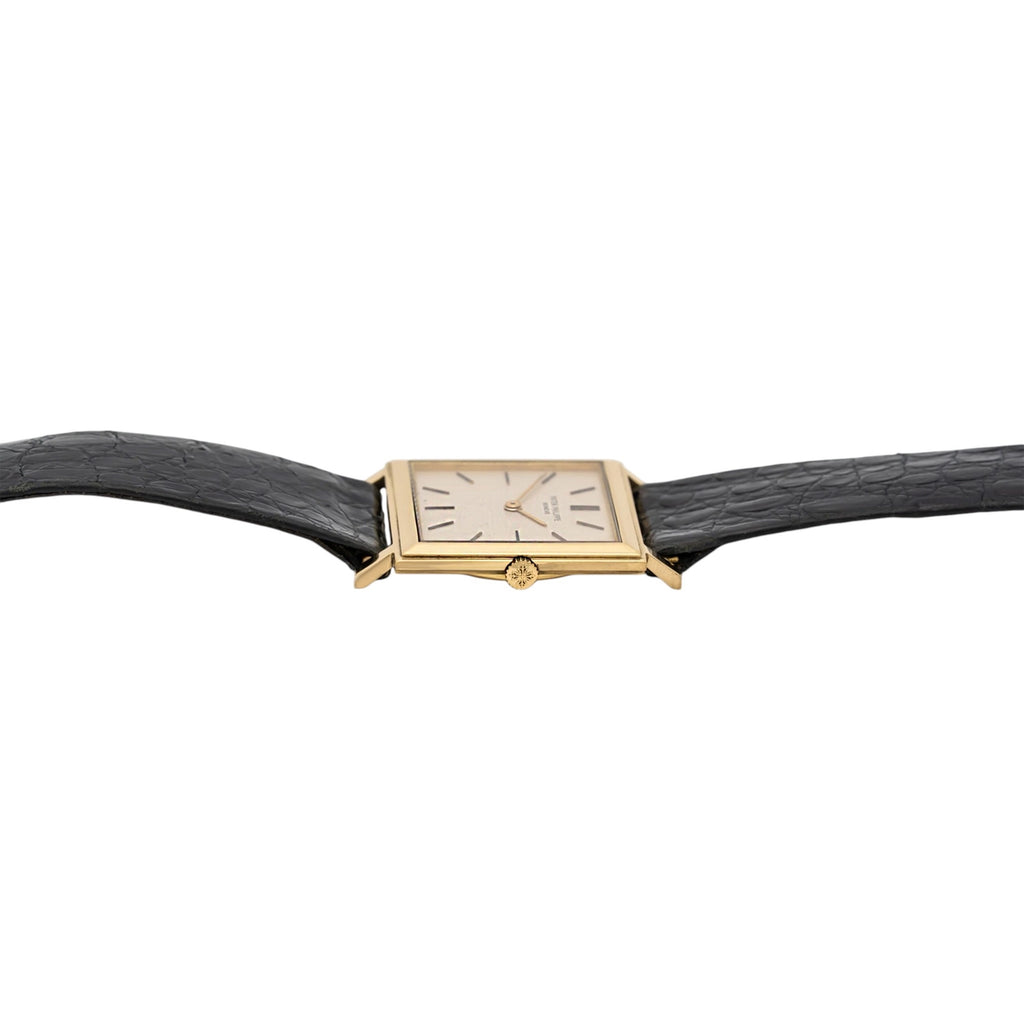 Patek Philippe Gondolo 3490 Silver Dial on Leather
