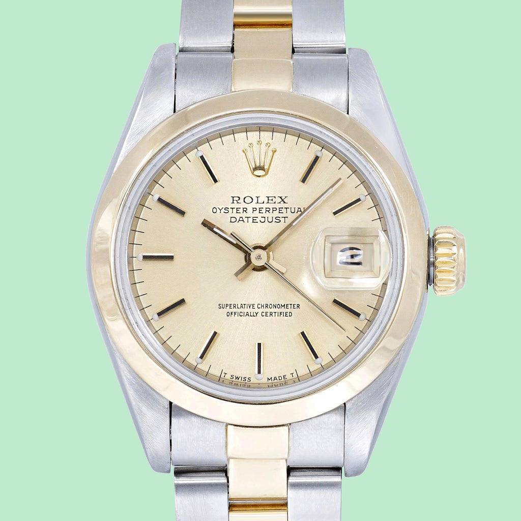 Rolex Lady-Datejust 69163 Champagne Dial on Oyster 1987