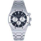 Audemars Piguet Royal Oak Chronograph 26331ST.OO.1220ST.02 Black Dial on Steel Bracelet 2018