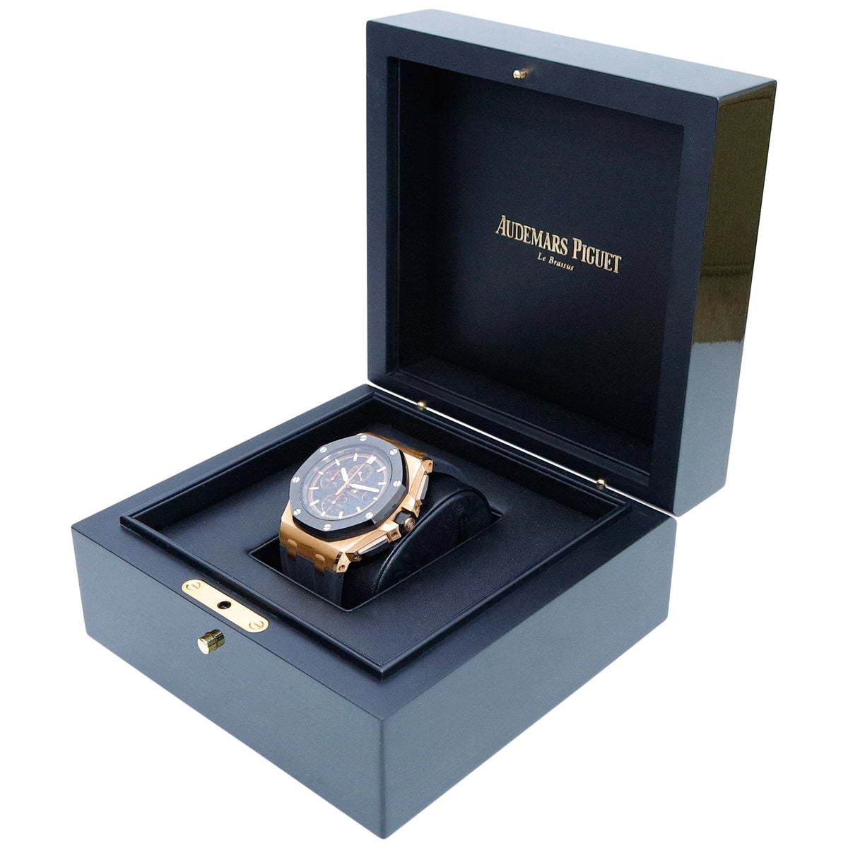 Audemars Piguet Royal Oak Offshore Chronograph 26401RO.OO.A002CA.02 Black Dial on Rubber Strap 2016