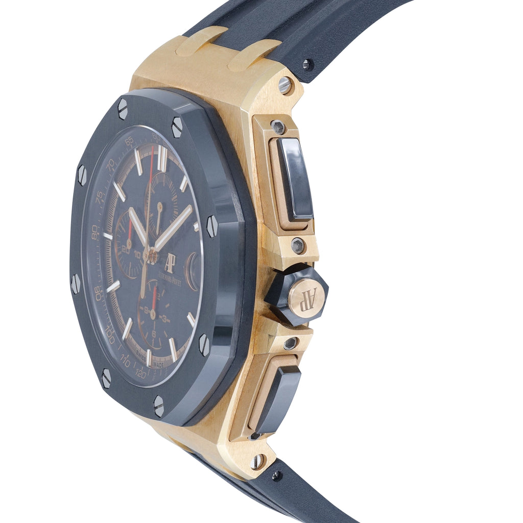 Audemars Piguet Royal Oak Offshore Chronograph 26401RO.OO.A002CA.02 Black Dial on Rubber Strap 2016