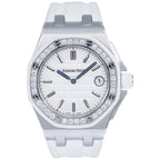 Audemars Piguet Royal Oak Offshore Quartz 67540SK.ZZ.A010CA.01 White Dial on Rubber Strap 2016