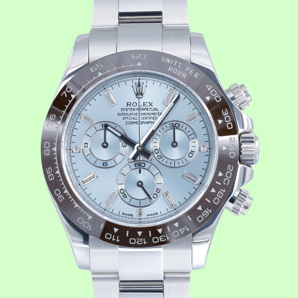 Rolex Daytona 116506 Ice Blue Diamond Dial on Oyster 2017