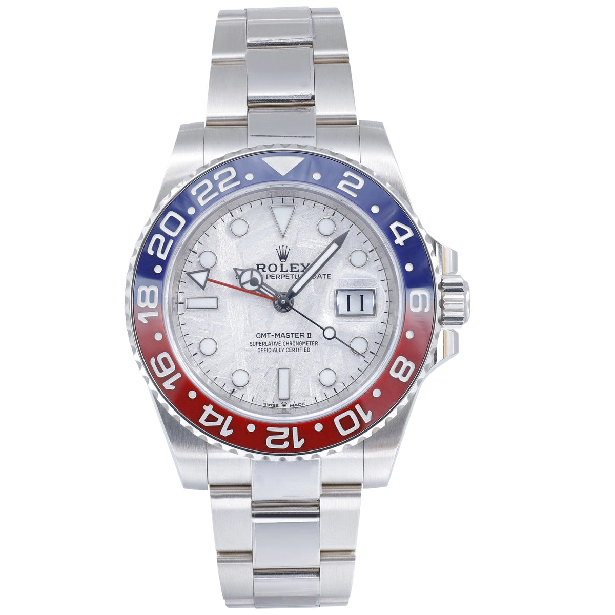 Rolex GMT-Master II Pepsi 126719BLRO Meteorite Dial on Oyster 2020