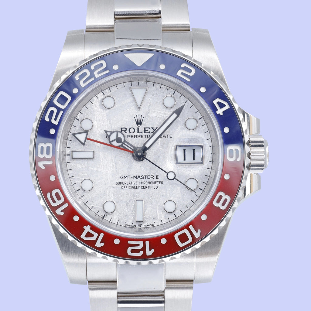 Rolex GMT-Master II Pepsi 126719BLRO Meteorite Dial on Oyster 2020