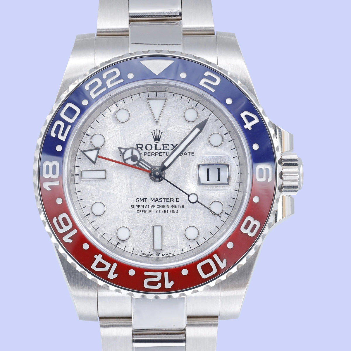 Rolex GMT-Master II Pepsi 126719BLRO Meteorite Dial on Oyster 2020