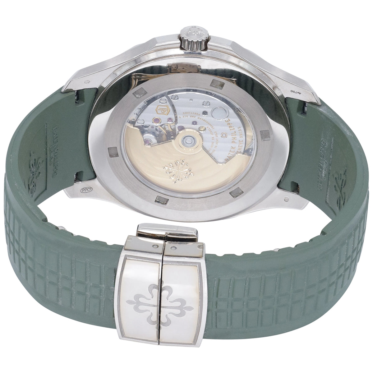 Patek Philippe Aquanaut 5168G-010 Khaki Green Dial on Rubber Strap 2022