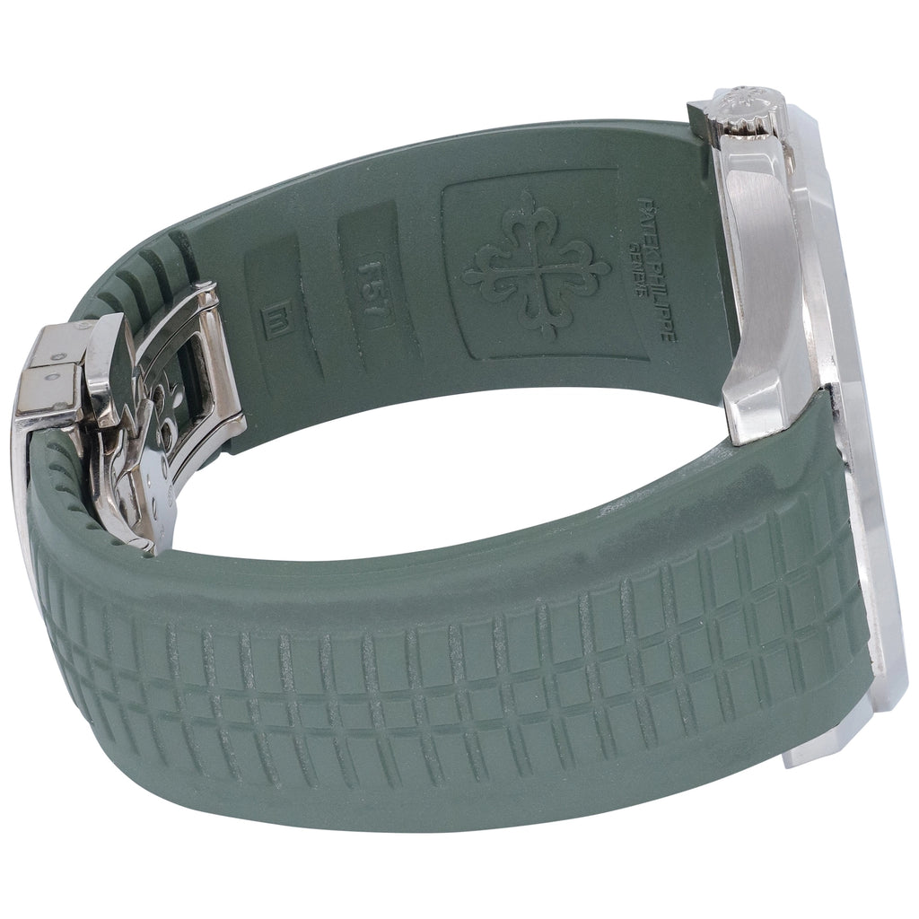 Patek Philippe Aquanaut 5168G-010 Khaki Green Dial on Rubber Strap 2022
