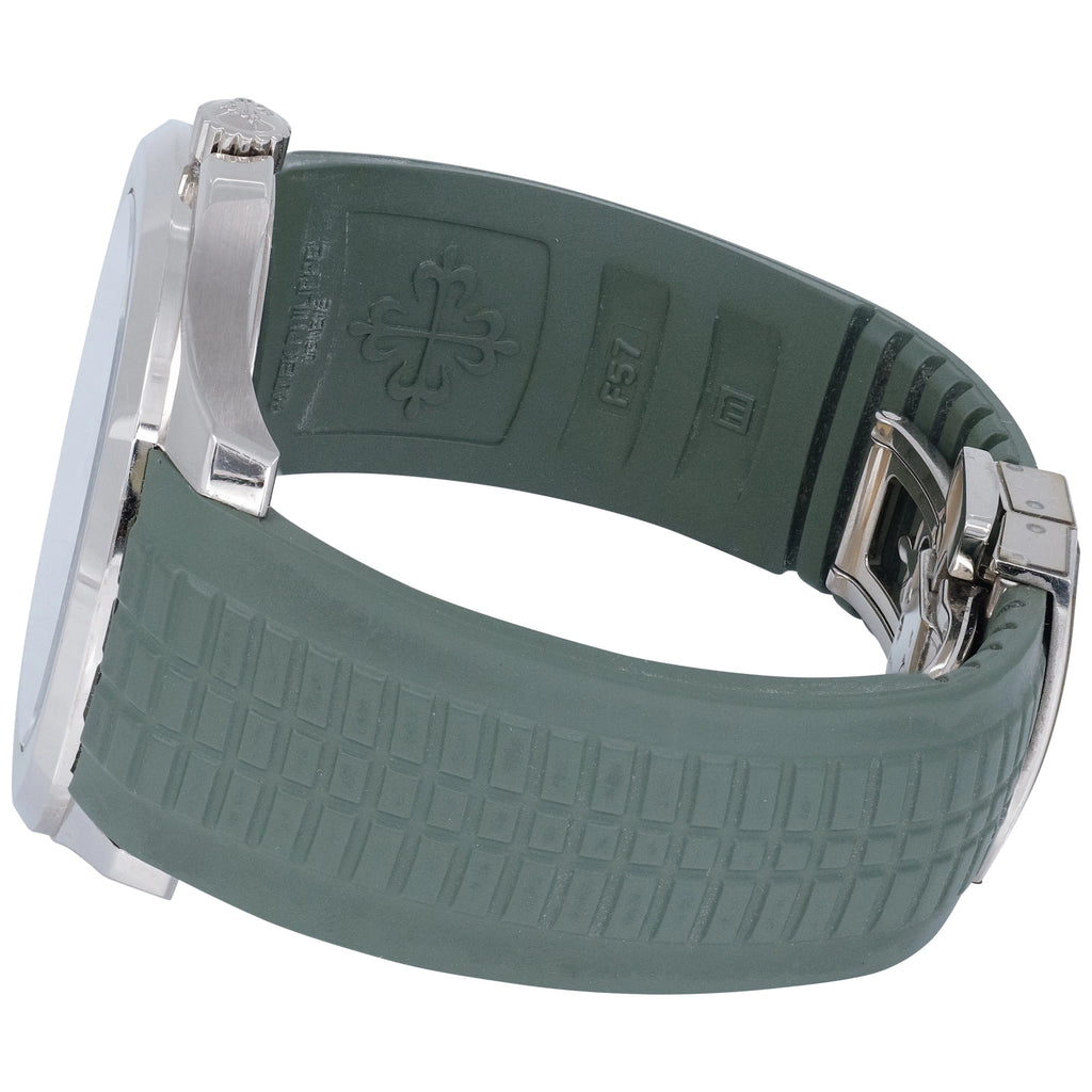Patek Philippe Aquanaut 5168G-010 Khaki Green Dial on Rubber Strap 2022