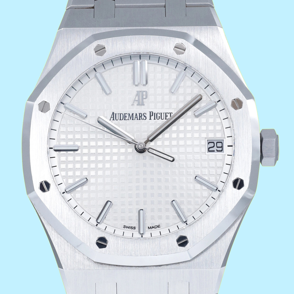 Audemars Piguet Royal Oak 15500ST.OO.1220ST.04 White Dial on Bracelet