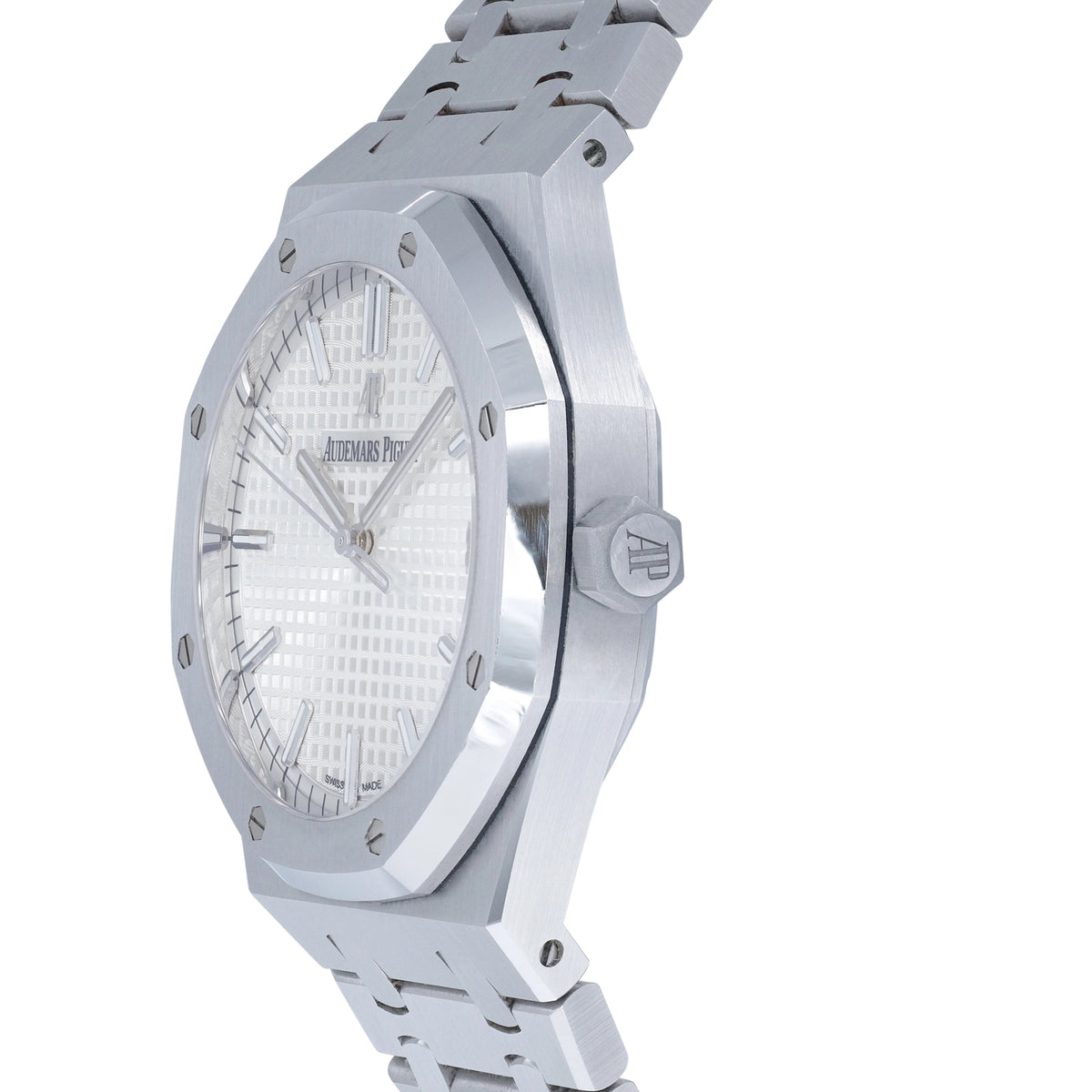 Audemars Piguet Royal Oak 15500ST.OO.1220ST.04 White Dial on Bracelet