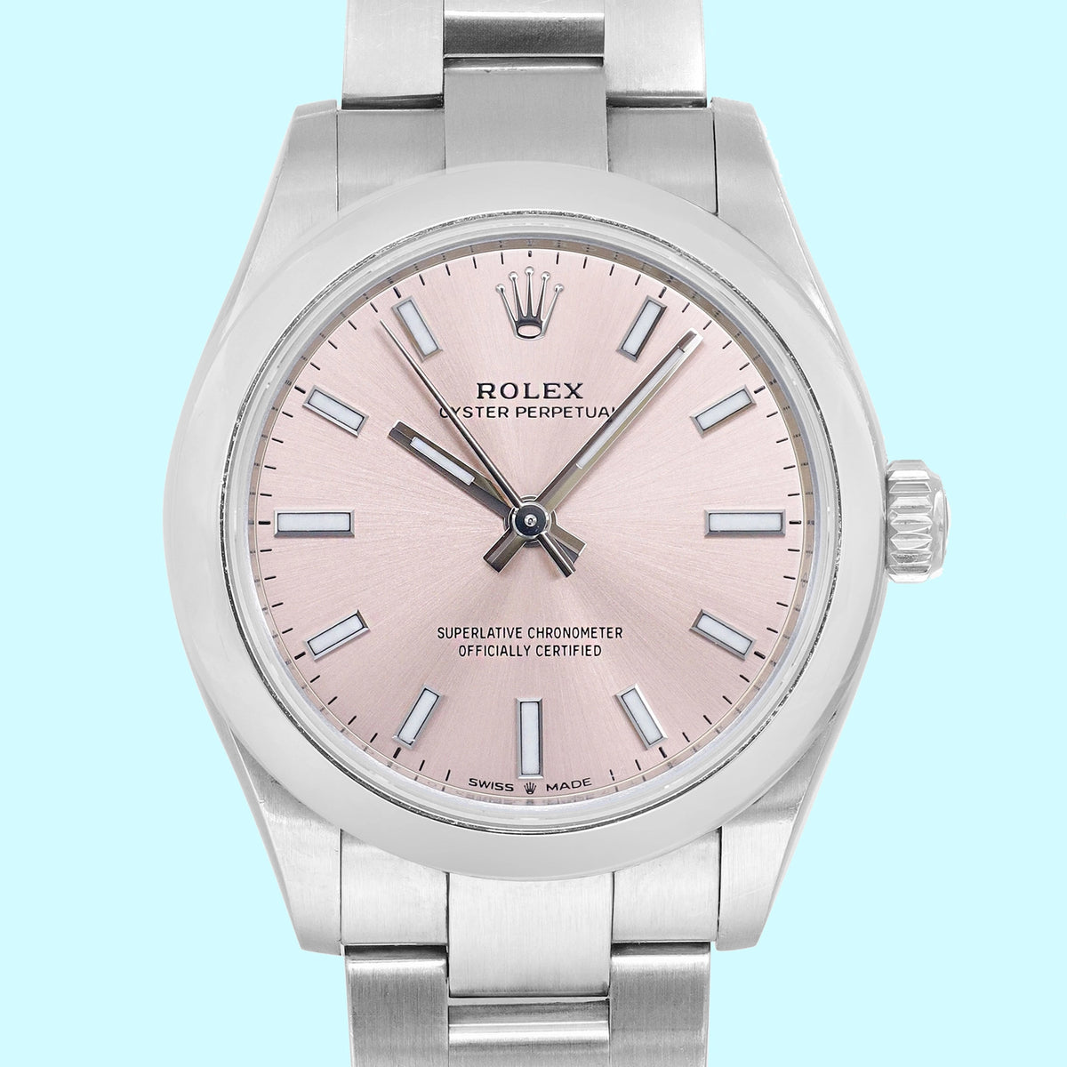 Rolex Oyster Perpetual 277200 Lavender Dial on Oyster 2021